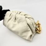 The Chain Pouch Porridge Gold Hardware