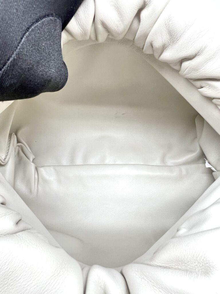 The Chain Pouch Porridge Gold Hardware