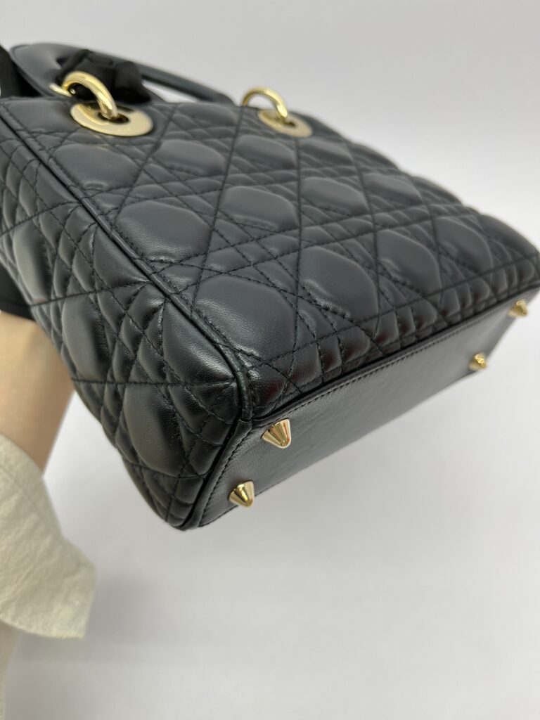 Lady Dior Small Lambskin Black LGHW