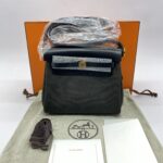 Mini Herbag 20 Canvas Hunter Dark Bronze/Noir GHW