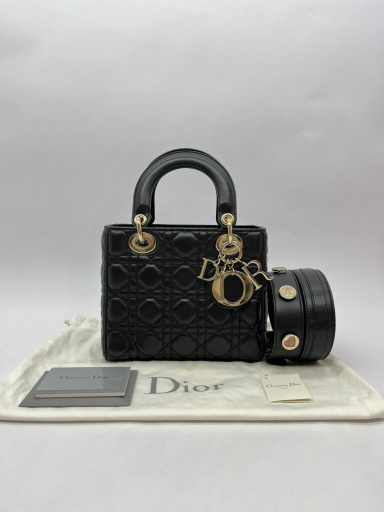 Lady Dior Small Lambskin Black LGHW