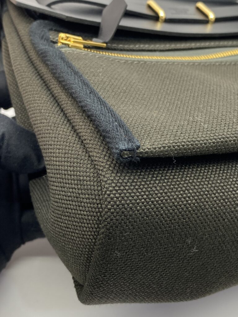 Mini Herbag 20 Canvas Hunter Dark Bronze/Noir GHW