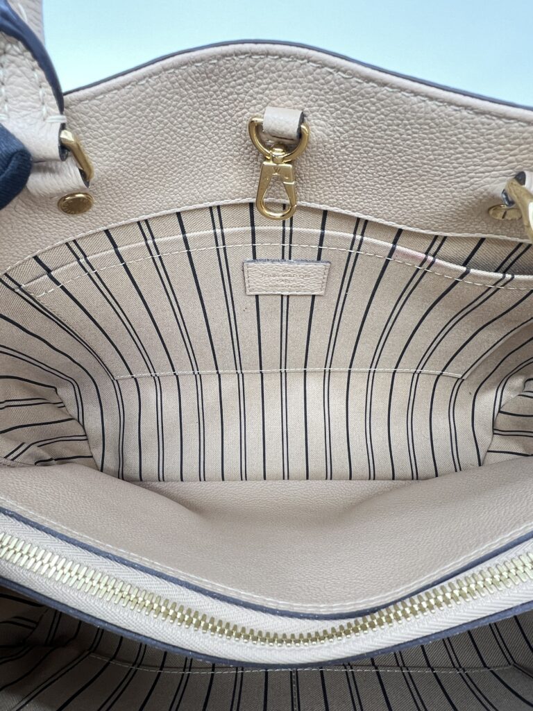 Montaigne MM Monogram Empriente Creme GHW