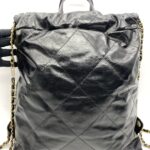 C22 Backpack Lambskin Black GHW