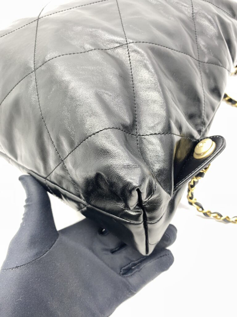 C22 Backpack Lambskin Black GHW