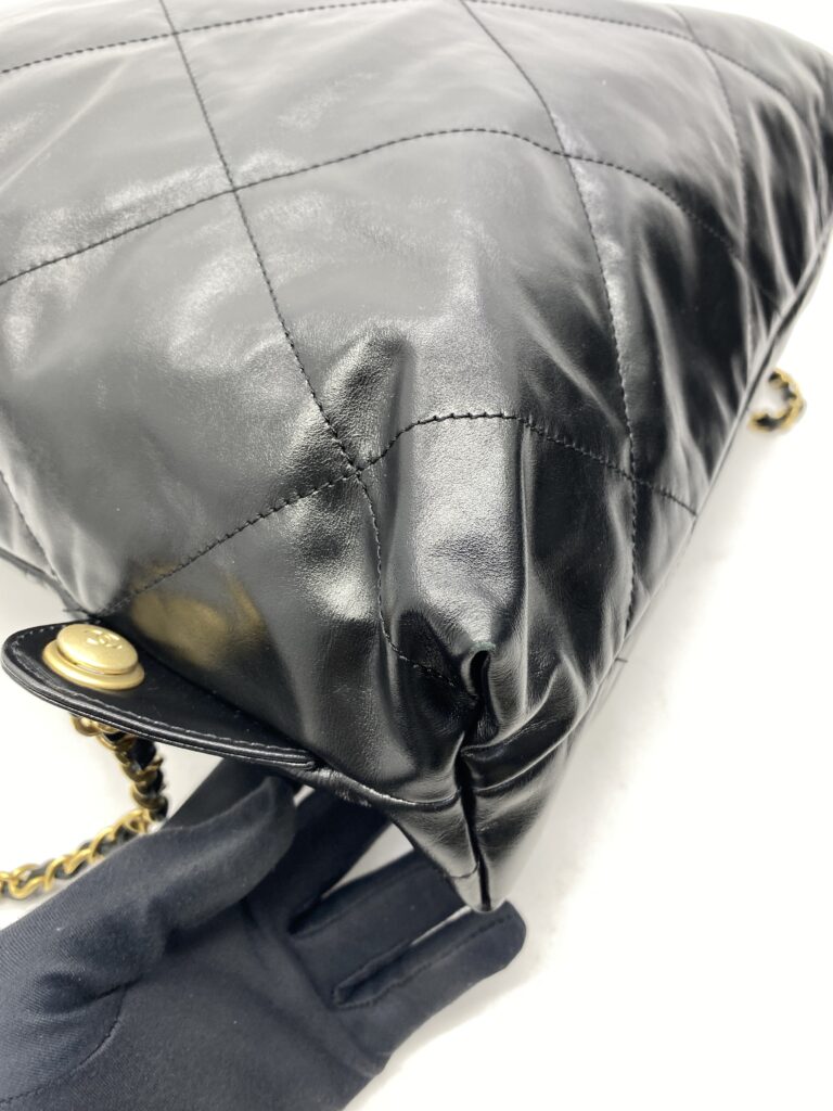 C22 Backpack Lambskin Black GHW