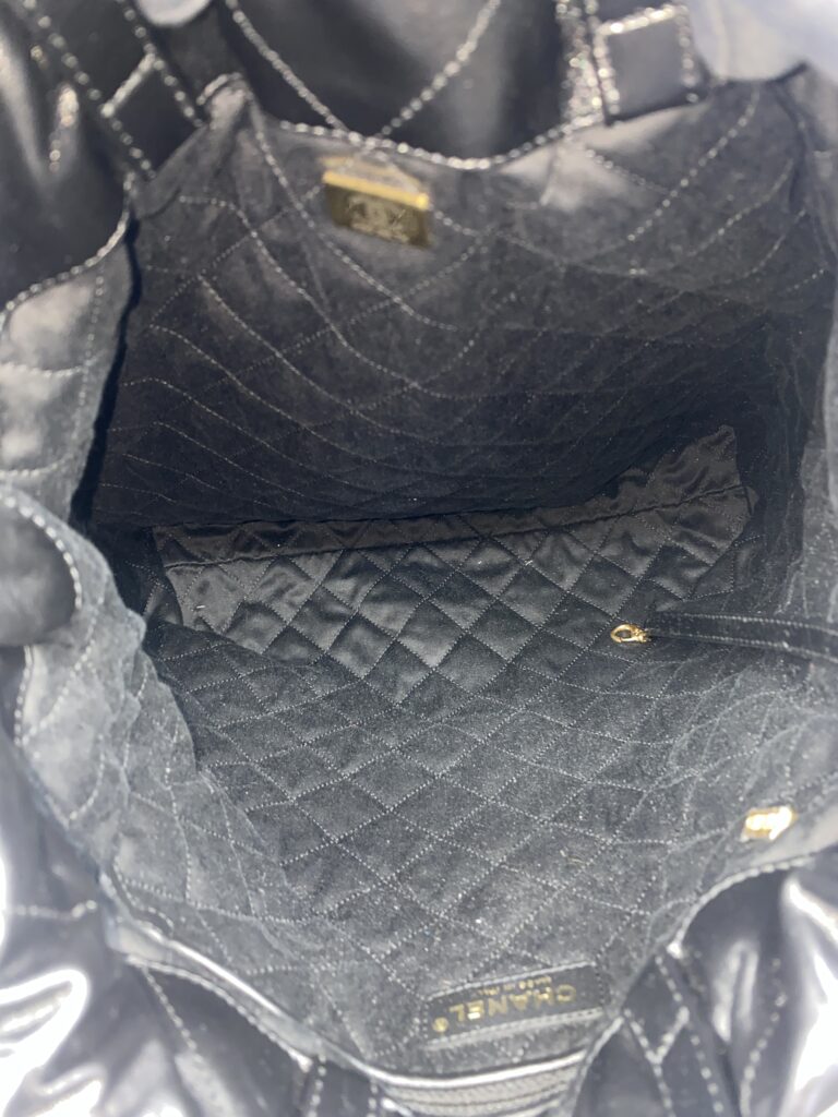 C22 Backpack Lambskin Black GHW