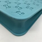 Children Tote Bag Perforated GG Rubber Blue