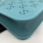 Children Tote Bag Perforated GG Rubber Blue