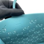 Children Tote Bag Perforated GG Rubber Blue