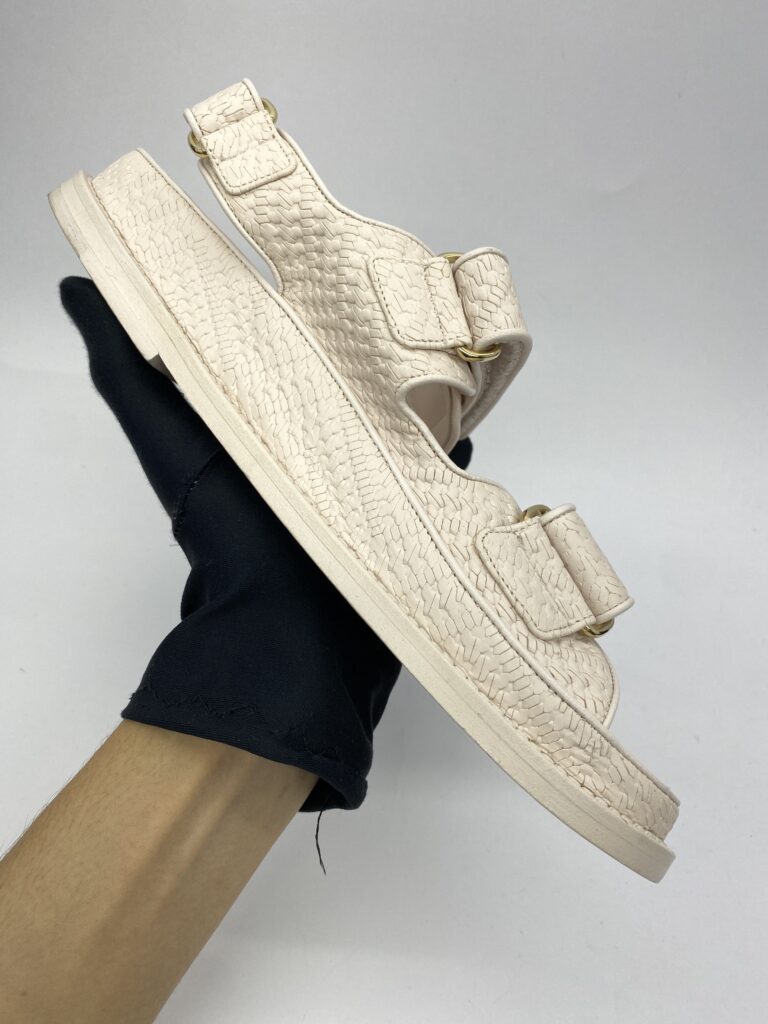 Dad Sandals Calfskin Light Pink GHW