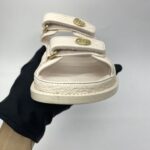 Dad Sandals Calfskin Light Pink GHW