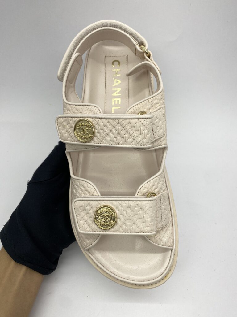 Dad Sandals Calfskin Light Pink GHW