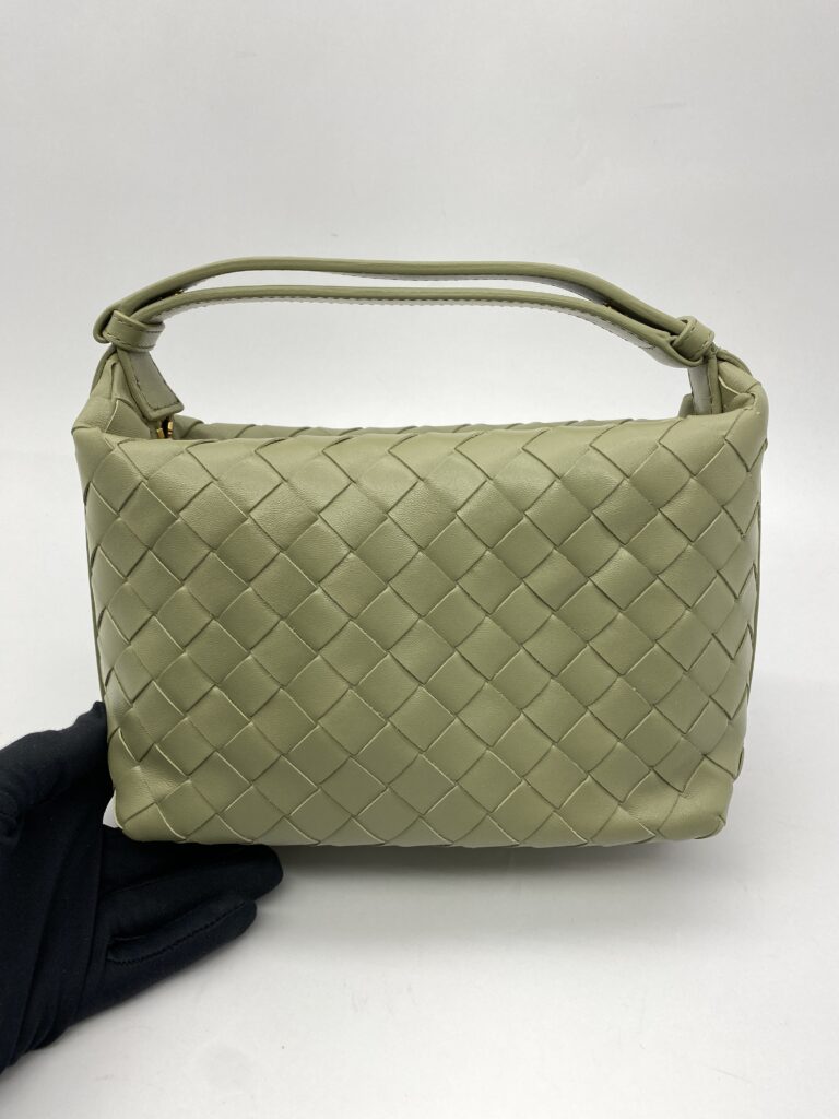 Mini Wallace Intrecciato Travertine GHW