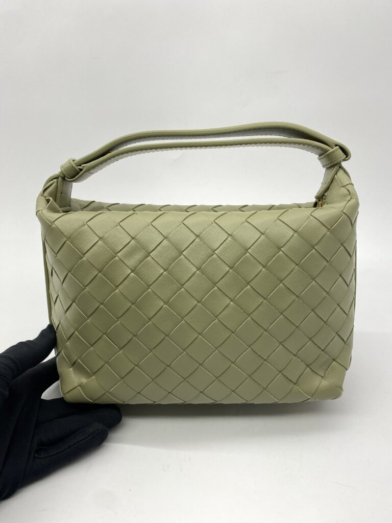 Mini Wallace Intrecciato Travertine GHW