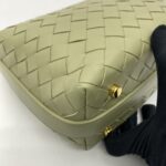 Mini Wallace Intrecciato Travertine GHW