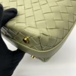 Mini Wallace Intrecciato Travertine GHW