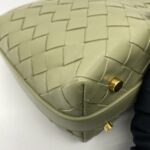 Mini Wallace Intrecciato Travertine GHW