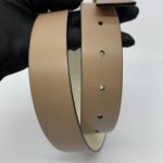 Reversible Vlogo Belt Nude Ivory GHW