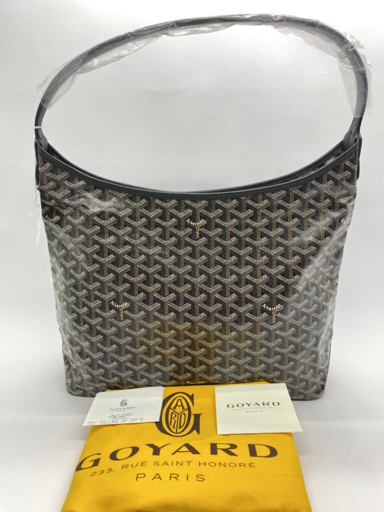 Hobo Boheme PM Goyardine Noir SHW