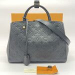 Montaigne Monogram Empreinte Noir GHW