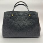 Montaigne Monogram Empreinte Noir GHW