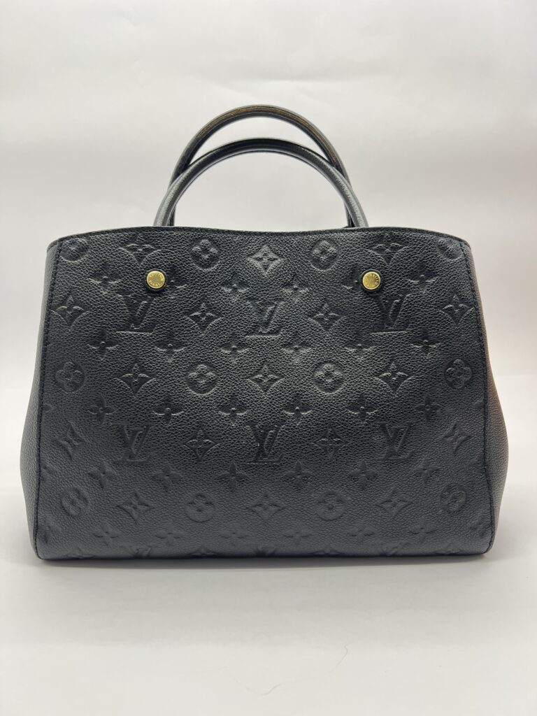 Montaigne Monogram Empreinte Noir GHW