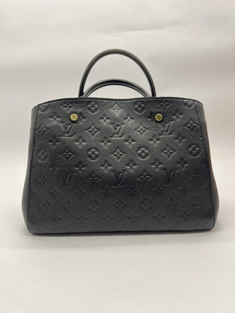 Montaigne Monogram Empreinte Noir GHW