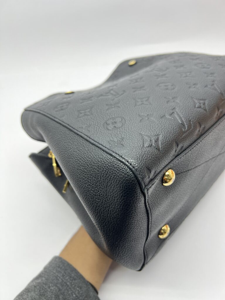 Montaigne Monogram Empreinte Noir GHW