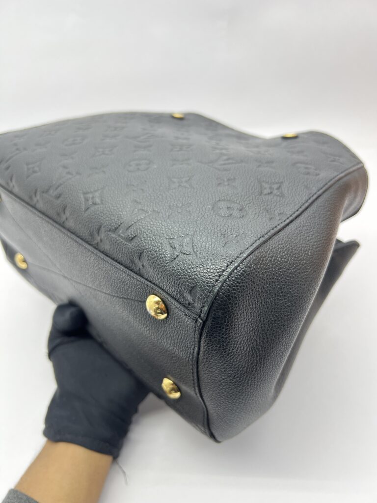 Montaigne Monogram Empreinte Noir GHW