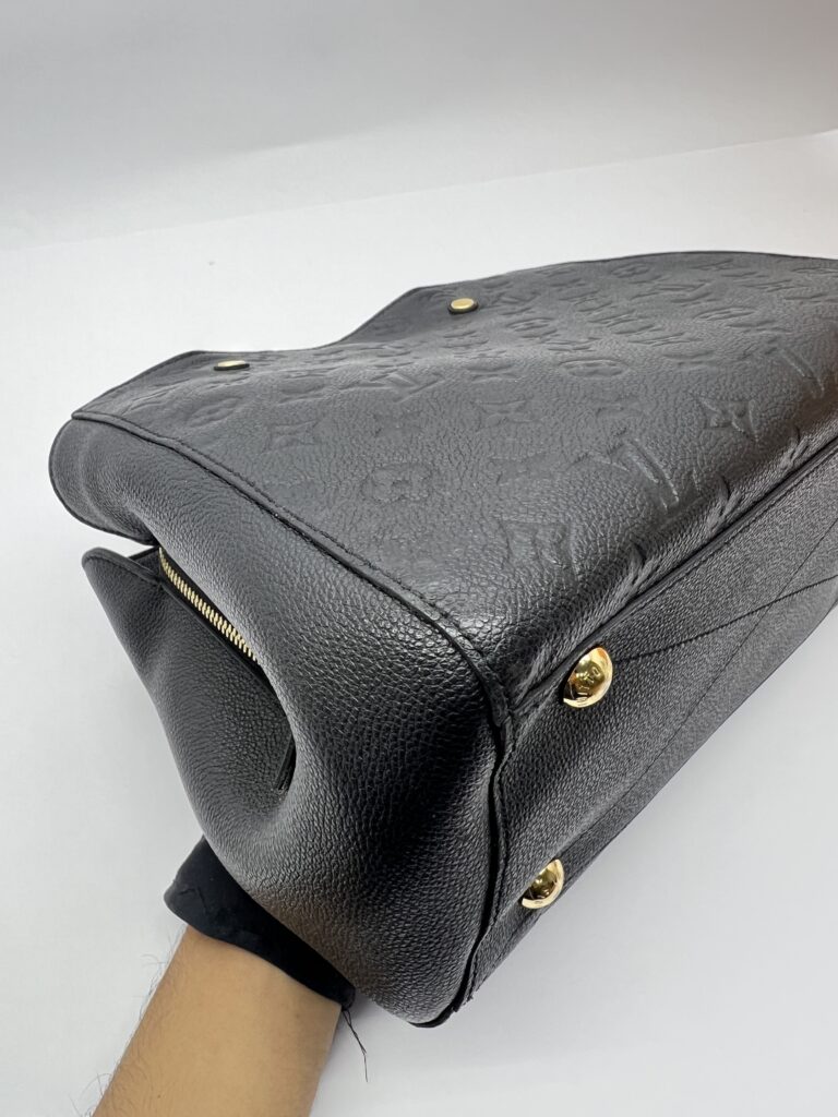 Montaigne Monogram Empreinte Noir GHW