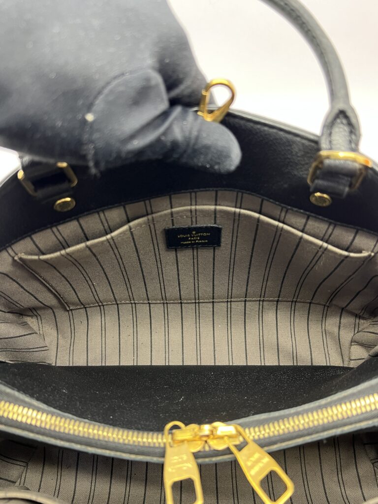 Montaigne Monogram Empreinte Noir GHW