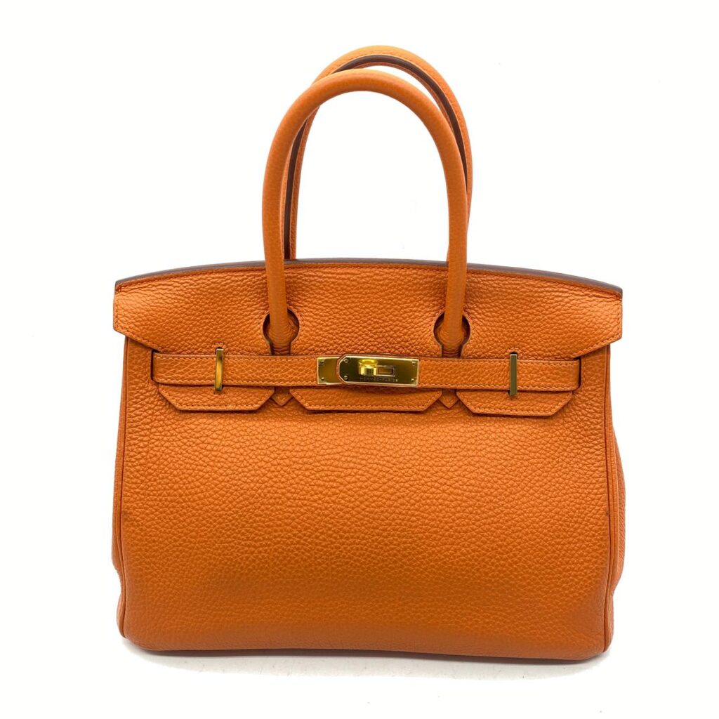 Birkin 30 Togo Orange Poppy GHW