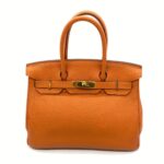 Birkin 30 Togo Orange Poppy GHW
