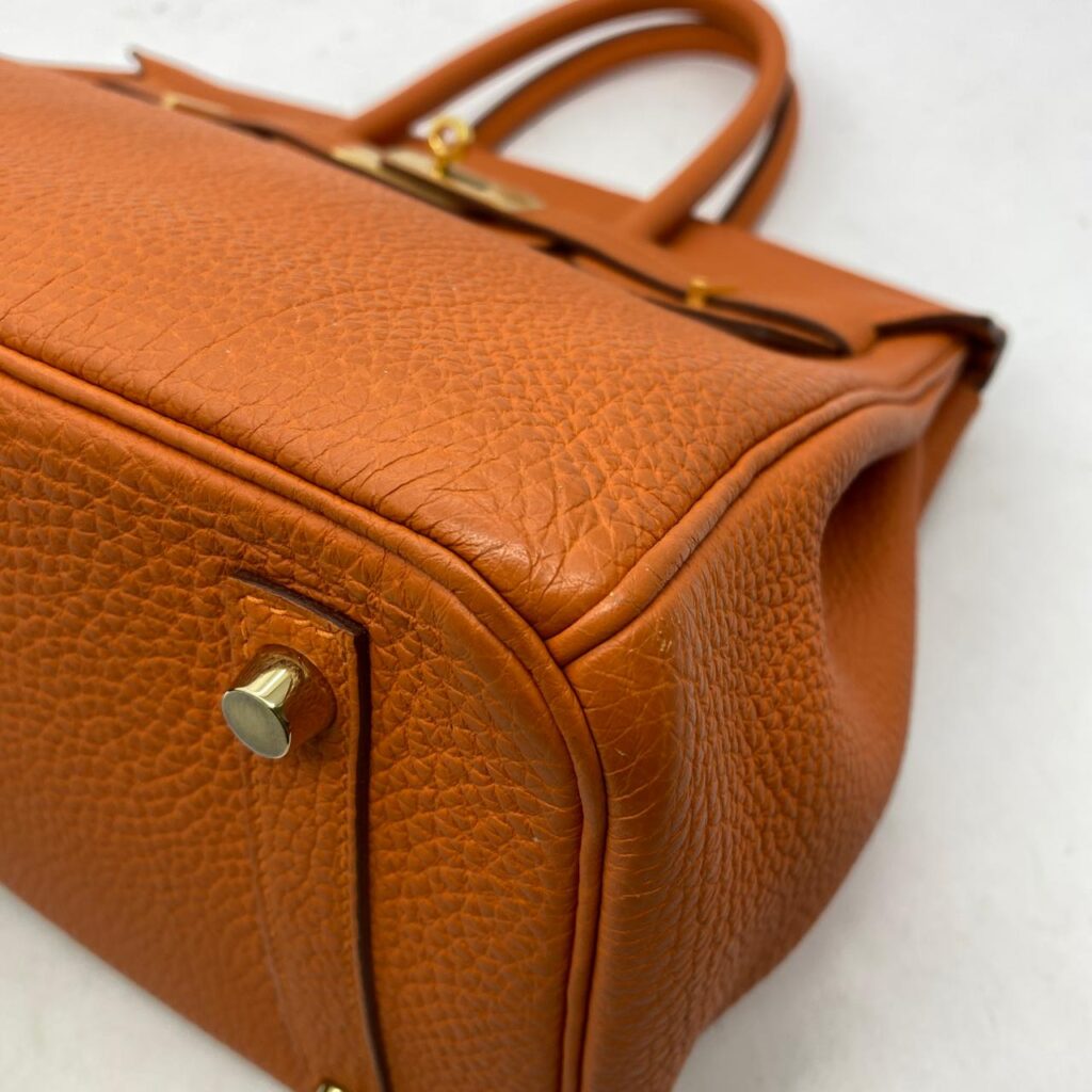 Birkin 30 Togo Orange Poppy GHW