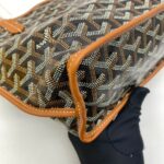 Mini Anjou Goyardine Noir Tan SHW