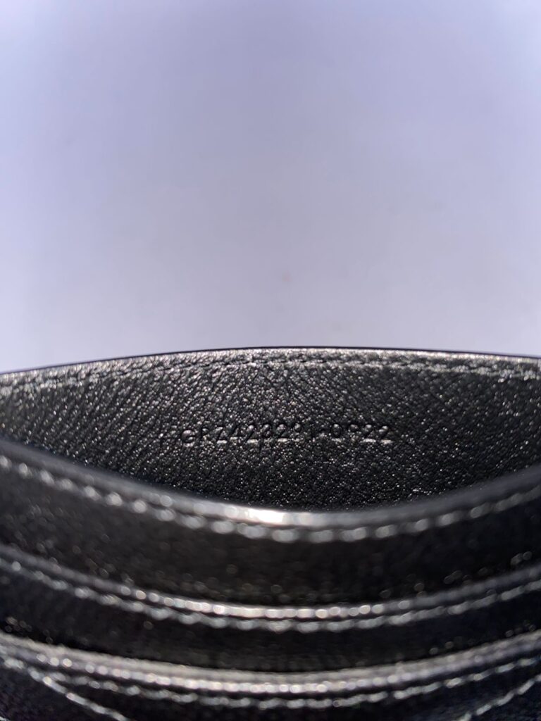 Cassandre Card Grain Black GHW