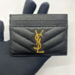 Cassandre Card Grain Black GHW