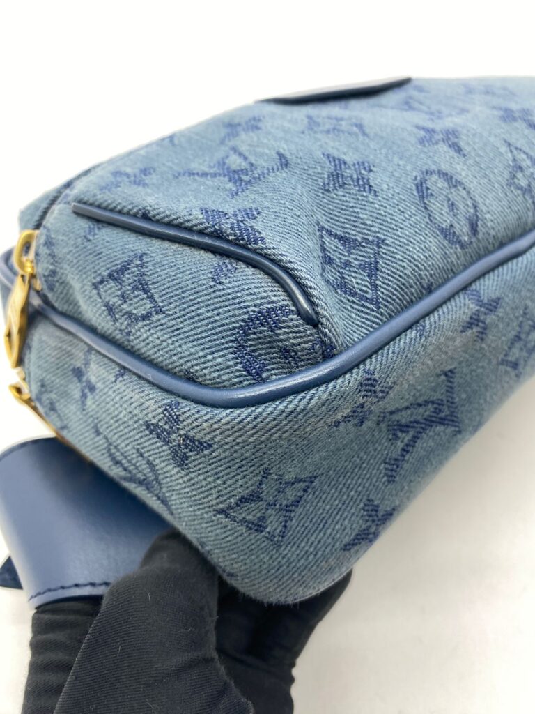 Outdoor Bumbag Monogram Denim Navy GHW