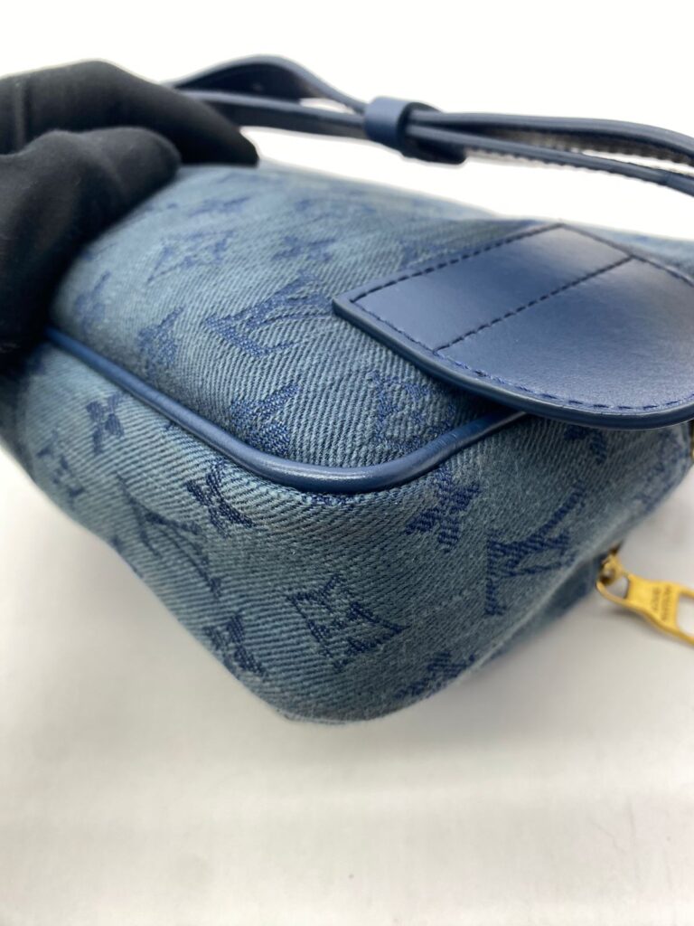 Outdoor Bumbag Monogram Denim Navy GHW