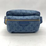 Outdoor Bumbag Monogram Denim Navy GHW