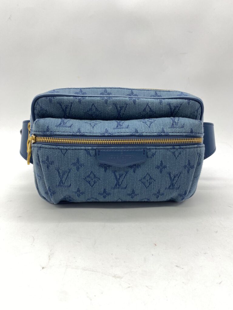 Outdoor Bumbag Monogram Denim Navy GHW