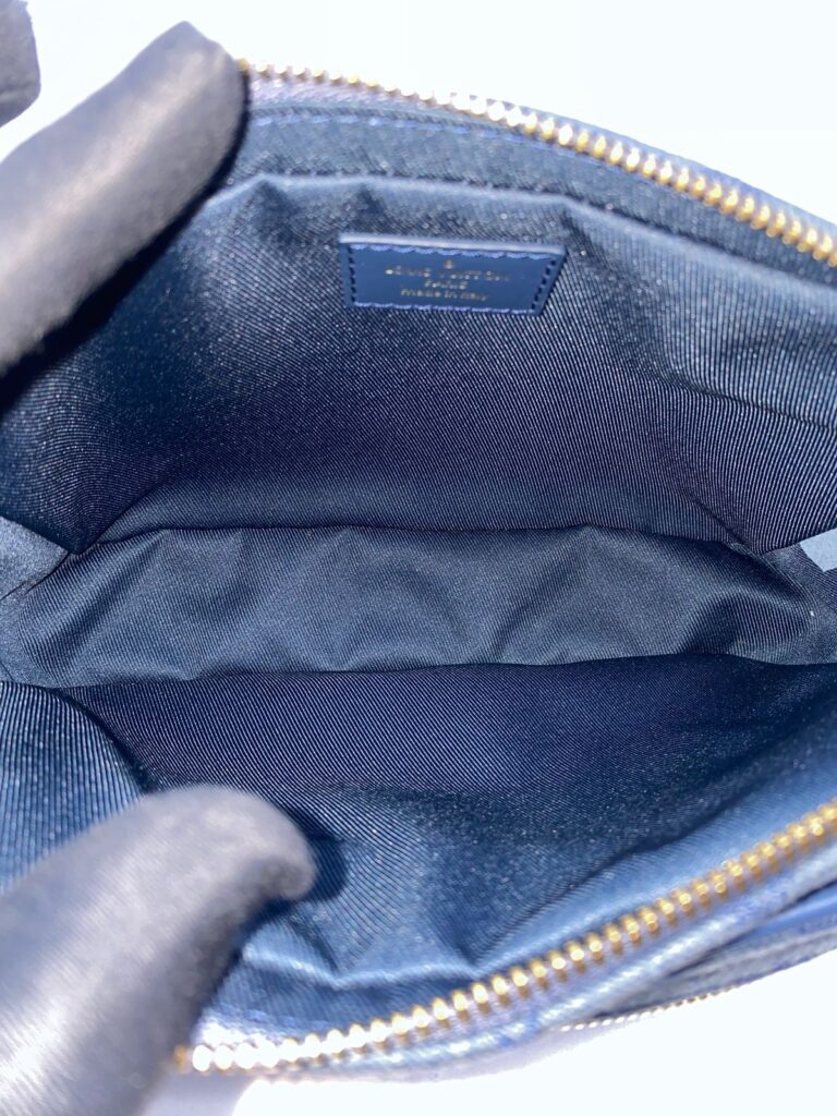 Outdoor Bumbag Monogram Denim Navy GHW