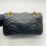 Marmont Mini Leather Black GHW