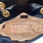 Marmont Mini Leather Black GHW