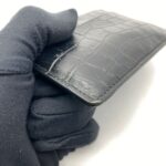 Tiny Cassandre Card Croco Black GHW