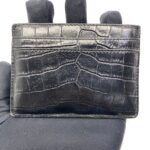 Tiny Cassandre Card Croco Black GHW