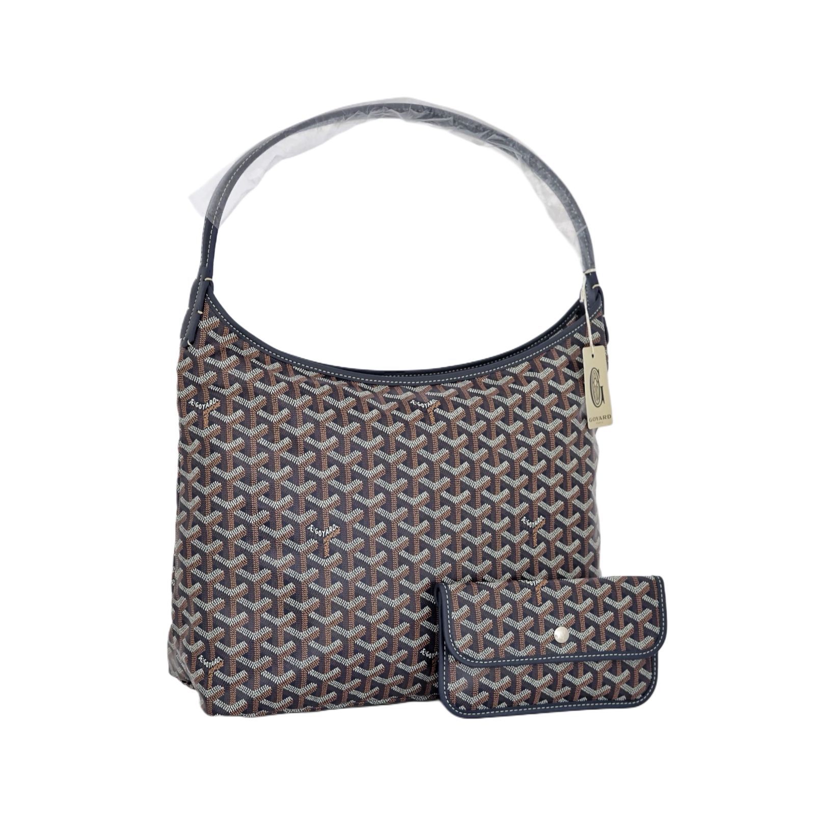 Hobo Boheme PM Goyardine Bleu Marine SHW