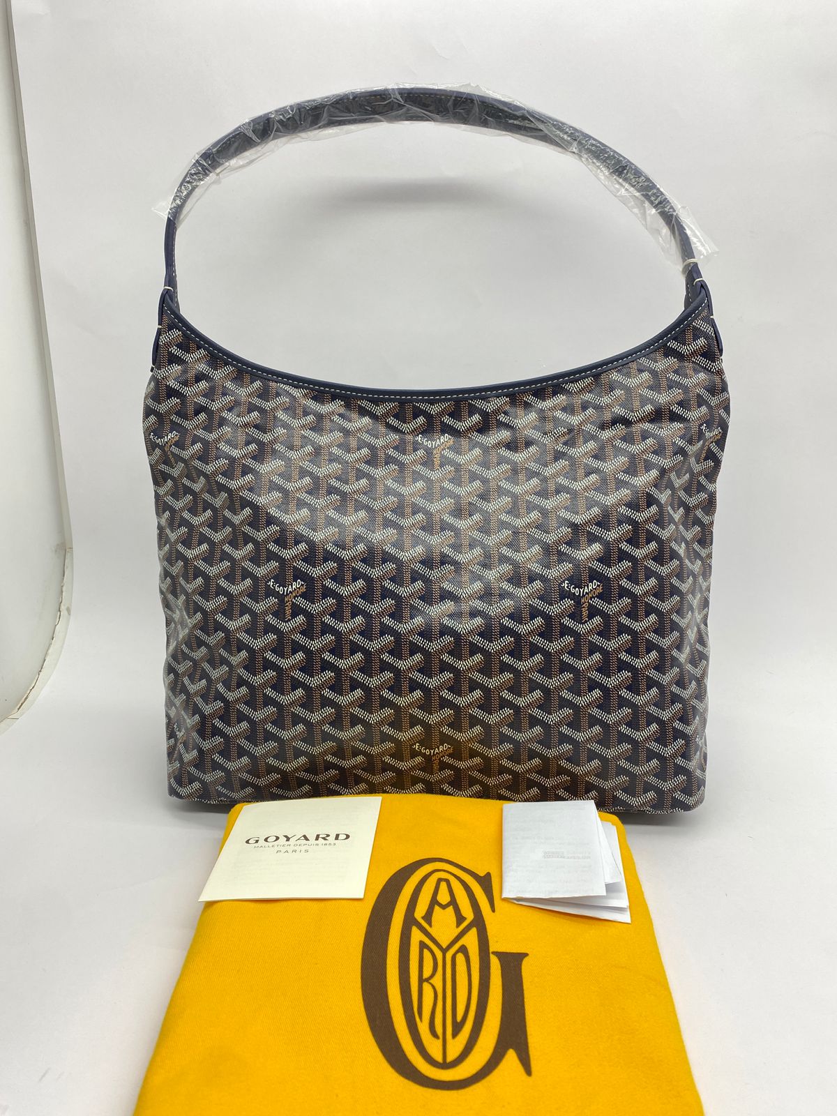 Hobo Boheme PM Goyardine Bleu Marine SHW