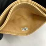 Classic Card Holder Caviar Beige GHW